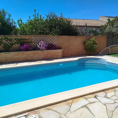 Apartamento Calme Dans Villa, Piscine Et Et Portiragnes